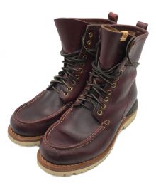 VISVIM（ビズビム）の古着「HOLTOM MOC TOE BOOT-FOLK」｜ボルドー