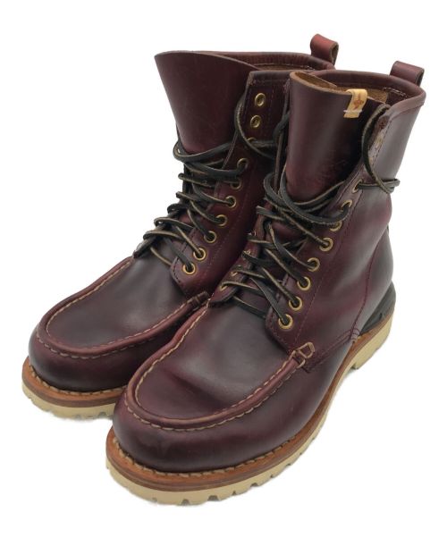 VISVIM（ビズビム）VISVIM (ビズビム) HOLTOM MOC TOE BOOT-FOLK ボルドー サイズ:US9の古着・服飾アイテム