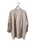 evam eva (エヴァムエヴァ) COTTON SILK PULLOVER SHIRTS ベージュ サイズ:表記なし（ワンサイズM）：9000円