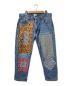 round two（ラウンド トゥー）の古着「PATCHWORK DENIM PANTS」｜インディゴ