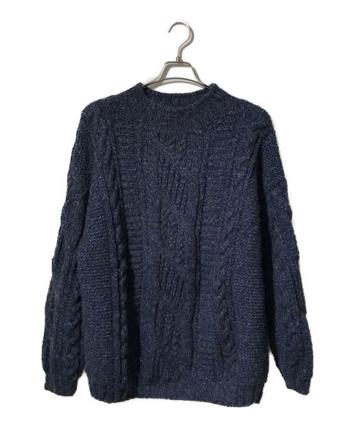 L.L.Bean（エルエルビーン）L.L.Bean (エルエルビーン) 80‘s Fisherman knit ネイビー サイズ:Lの古着・服飾アイテム