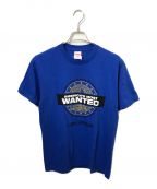 SUPREMEシュプリーム）の古着「Americas Most Wanted Tee」｜ブルー