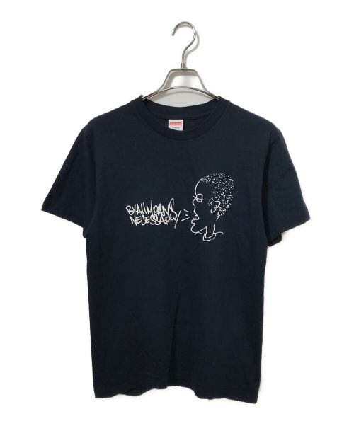 SUPREME（シュプリーム）SUPREME (シュプリーム) ALL Means TEE ネイビー サイズ:Mの古着・服飾アイテム