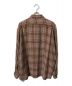 SUPREME (シュプリーム) basket weave plaid shirt ブラウン×ライトピンク サイズ:XXL：15000円