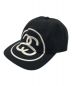 stussy（ステューシー）の古着「Low Pro Big Link Strapback/キャップ」｜ブラック