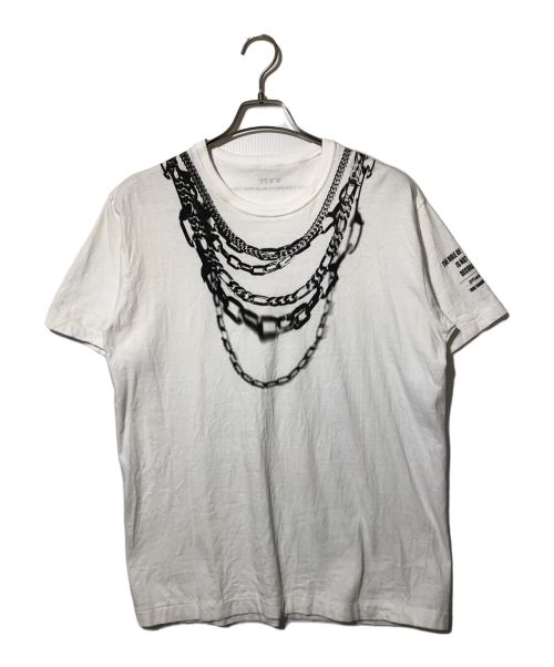 s'yte（サイト）s'yte (サイト) Chain Necklace Trompe-l’oeil T-shirt/UT-T52-006 ホワイト サイズ:3の古着・服飾アイテム