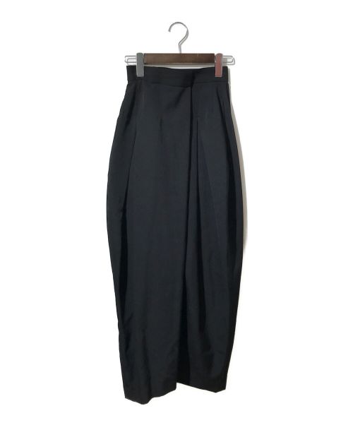 ENFOLD（エンフォルド）ENFOLD (エンフォルド) Asymmetric Wide Leg Trousers ブラック サイズ:36の古着・服飾アイテム