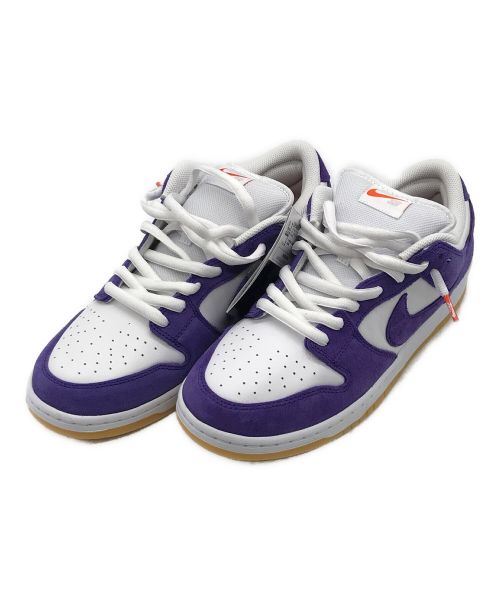 NIKE SB（ナイキエスビー）NIKE SB (ナイキエスビー) Dunk Low Pro ISO Orange Label/ダンクローISOオレンジレーベル パープル×ホワイト サイズ:30cm/us12/uk11/eu46の古着・服飾アイテム