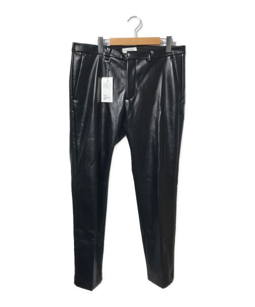 MAGIC STICK ENTERTAINMENT（マジック スティック エンターテイメント）MAGIC STICK ENTERTAINMENT (マジック スティック エンターテイメント) Synthetic leather Slacks ブラック サイズ:Lの古着・服飾アイテム