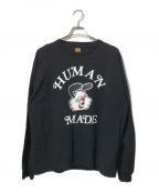 HUMAN MADEヒューマンメイド）の古着「GDC VALENTINE'S DAY L/S T-SHIRT」｜ブラック