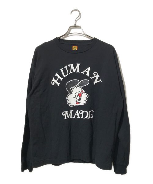 HUMAN MADE（ヒューマンメイド）HUMAN MADE (ヒューマンメイド) GDC VALENTINE'S DAY L/S T-SHIRT ブラック サイズ:XLの古着・服飾アイテム