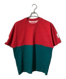 SUPREME（シュプリーム）の古着「Split S/S TOP」｜レッド×グリーン