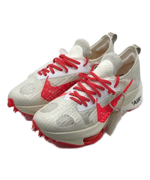 NIKE（ナイキ）NIKE (ナイキ) OFFWHITE (オフホワイト) Air Zoom Tempo Next% Flyknit Solar Red サイズ:27.5cmの古着・服飾アイテム