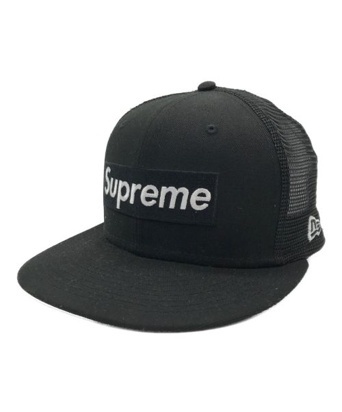 SUPREME（シュプリーム）SUPREME (シュプリーム) New Era (ニューエラ) Box Logo Mesh Back Cap ブラック サイズ:7 3/8の古着・服飾アイテム