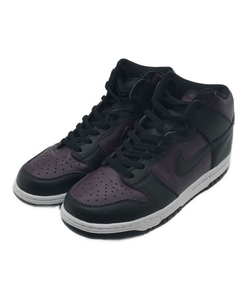 NIKE（ナイキ）NIKE (ナイキ) FRAGMENT DESIGN (フラグメント デザイン) DUNK HIGH CITY PACK  ” BEIJING” パープル サイズ:US9.5/UK8.5/EUR43の古着・服飾アイテム