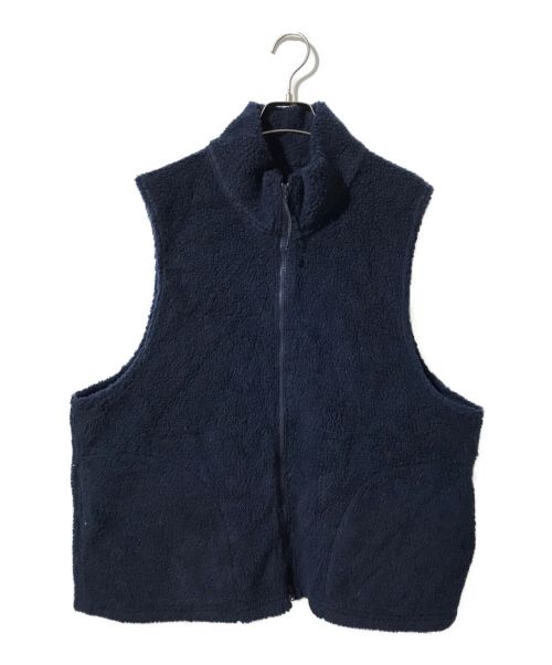 Engineered Garments（エンジニアド ガーメンツ）Engineered Garments (エンジニアド ガーメンツ) High Mock Knit Vest Wool Poly Shaggy Knit ネイビー サイズ:Mの古着・服飾アイテム