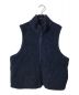 Engineered Garments（エンジニアド ガーメンツ）の古着「High Mock Knit Vest Wool Poly Shaggy Knit」｜ネイビー