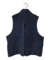 Engineered Garments (エンジニアド ガーメンツ) High Mock Knit Vest Wool Poly Shaggy Knit ネイビー サイズ:M：6800円