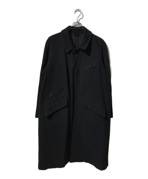 YOHJI YAMAMOTO（ヨウジヤマモト）YOHJI YAMAMOTO (ヨウジヤマモト) D'URBAN (ダーバン) ステンカラーコート ブラック サイズ:Mの古着・服飾アイテム