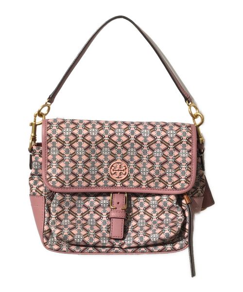 TORY BURCH（トリーバーチ）TORY BURCH (トリーバーチ) piper nylon crossbody/ナイロンクロスボディ ピンクの古着・服飾アイテム