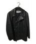 Schott（ショット）の古着「U.S.740N PEA JACKET/レザーピーチジャケット/レザーPコート」｜ブラック