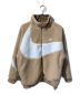 NIKE（ナイキ）の古着「BIG SWOOSH SHERPA JAKET」｜ベージュ