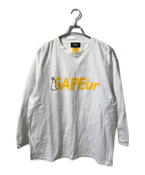 SAPEur（サプール）SAPEur (サプール) FR2 (ファッキングラビッツ) ロングスリーブTシャツ ホワイト サイズ:XX-LARGEの古着・服飾アイテム