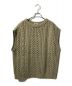 AURALEE（オーラリー）の古着「FRENCH MERINO ARAN KNIT VEST」｜カーキ