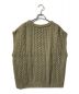 AURALEE (オーラリー) FRENCH MERINO ARAN KNIT VEST カーキ サイズ:1：13800円