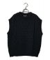 AURALEE（オーラリー）の古着「HARD TWIST MERINO ARAN KNIT VEST」｜ブラック