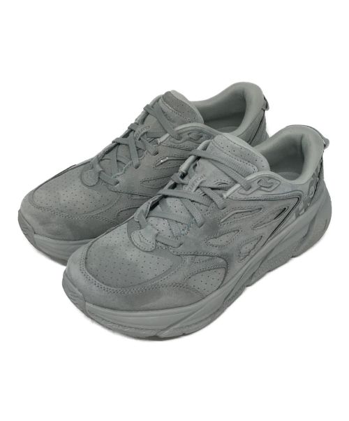 HOKAONEONE（ホカオネオネ）HOKAONEONE (ホカオネオネ) CLIFTON L SUEDE グレー サイズ:US10.5/USM9.5/UK9/EU43 1/3の古着・服飾アイテム