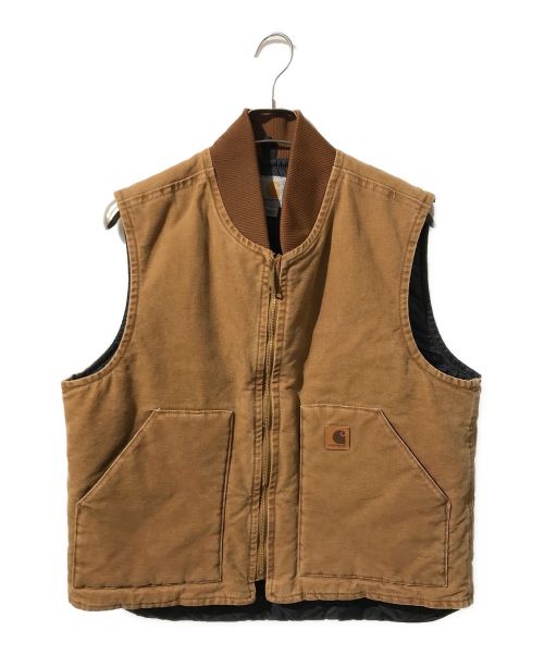 CarHartt（カーハート）CarHartt (カーハート) SANDSTONE VEST ブラウン サイズ:Lの古着・服飾アイテム