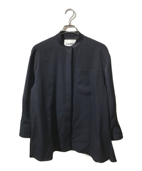 JIL SANDER（ジルサンダー）JIL SANDER (ジルサンダー) W SHIRT ネイビー サイズ:32の古着・服飾アイテム