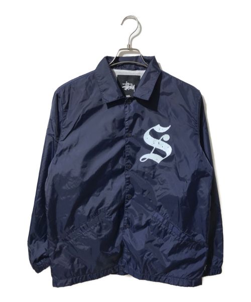 stussy（ステューシー）stussy (ステューシー) ナイロンコーチジャケット ネイビー サイズ:Sの古着・服飾アイテム