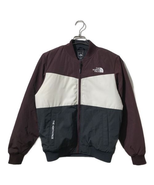 THE NORTH FACE（ザ ノース フェイス）THE NORTH FACE (ザ ノース フェイス) Heyday Eco Padding jacket エンジ×アイボリー サイズ:XSの古着・服飾アイテム