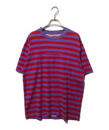 SUPREME（シュプリーム）の古着「REVERSE STRIPE TEE」｜パープル×レッド