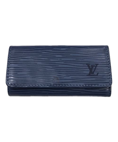 LOUIS VUITTON（ルイ ヴィトン）LOUIS VUITTON (ルイ ヴィトン) 4連キーケース ブルーの古着・服飾アイテム