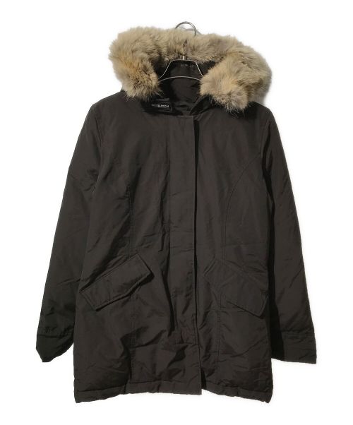 WOOLRICH（ウールリッチ）WOOLRICH (ウールリッチ) ファー付きダウンコート ブラウン サイズ:XLの古着・服飾アイテム