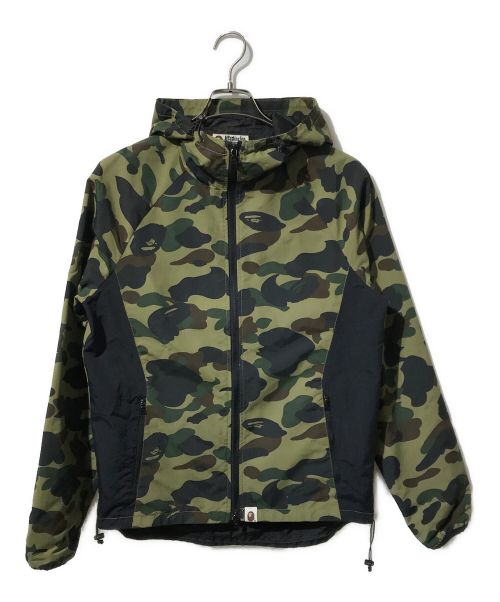 A BATHING APE（アベイシングエイプ）A BATHING APE (アベイシングエイプ) カモフラマウンテンパーカ カーキ サイズ:Mの古着・服飾アイテム