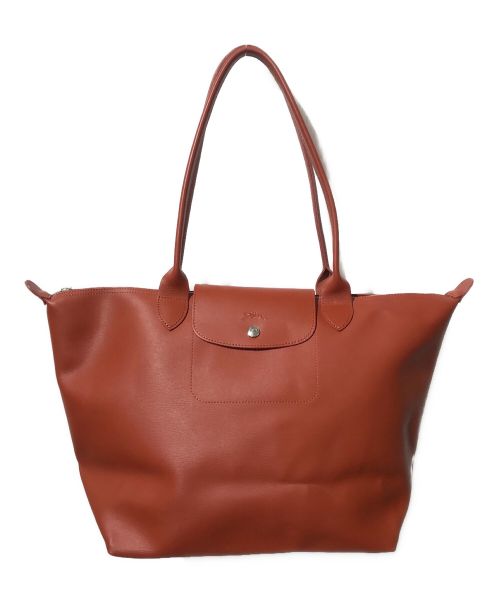 LONGCHAMP（ロンシャン）LONGCHAMP (ロンシャン) トートバッグ テラコッタの古着・服飾アイテム