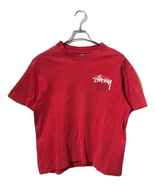 stussy（ステューシー）stussy (ステューシー) FEELIN IRIE Tシャツ レッド サイズ:Mの古着・服飾アイテム