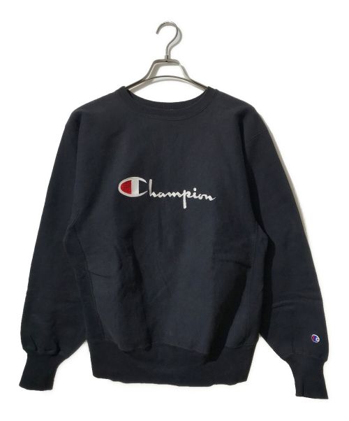 Champion REVERSE WEAVE（チャンピオン リバース ウィーブ）Champion REVERSE WEAVE (チャンピオンリバースウィーブ) 90‘Sスウェット ブラック サイズ:LARGEの古着・服飾アイテム