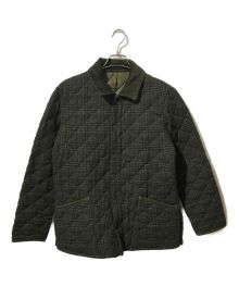 Barbour（バブアー）の古着「LIDDES DALE SL WOOLキルティングジャケット」｜カーキ