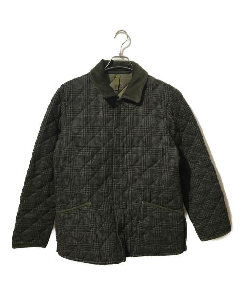 Barbour（バブアー）Barbour (バブアー) LIDDES DALE SL WOOLキルティングジャケット カーキ サイズ:40の古着・服飾アイテム