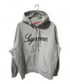 SUPREMEシュプリーム）の古着「Raised Script Hooded Sweatshirt」｜グレー