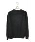 gold (ゴールド) SILK BRUSHED KNIT CREW NECK PULL OVER ブラック サイズ:M：18000円