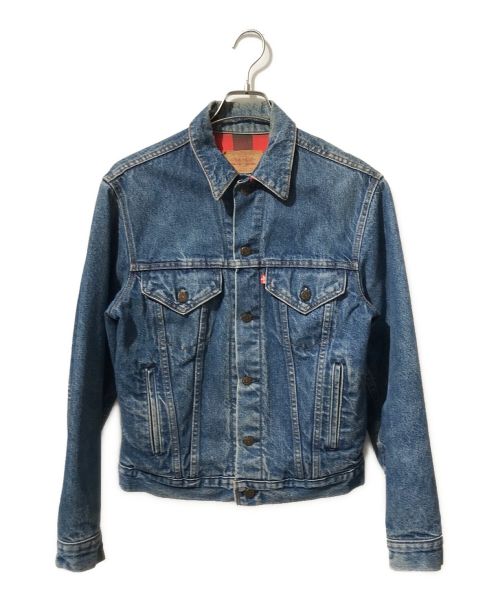 LEVI'S（リーバイス）LEVI'S (リーバイス) バッファローチェックデニムトラッカージャケット インディゴ サイズ:38の古着・服飾アイテム