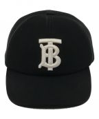 BURBERRY LONDONバーバリーロンドン）の古着「MONOGRAM MOTIVE BASEBALL CAP」｜ブラック