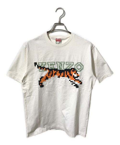 KENZO（ケンゾー）KENZO (ケンゾー) 'KENZO Pixel' Tシャツ ホワイト サイズ:Mの古着・服飾アイテム