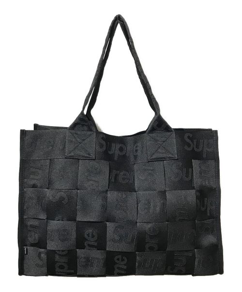 SUPREME（シュプリーム）SUPREME (シュプリーム) 23SS Woven Large Tote Bag ブラックの古着・服飾アイテム